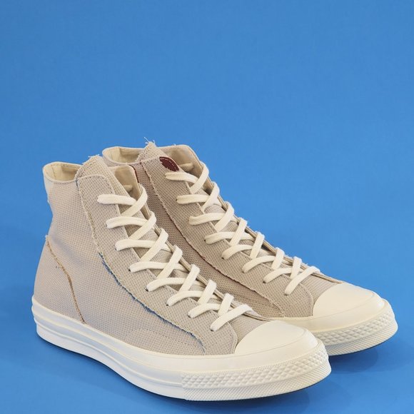 Converse Chuck 70 Hi Tri-Panel 'Light Silver' Unisex Sneakers 172936C NWT - Picture 1 of 6